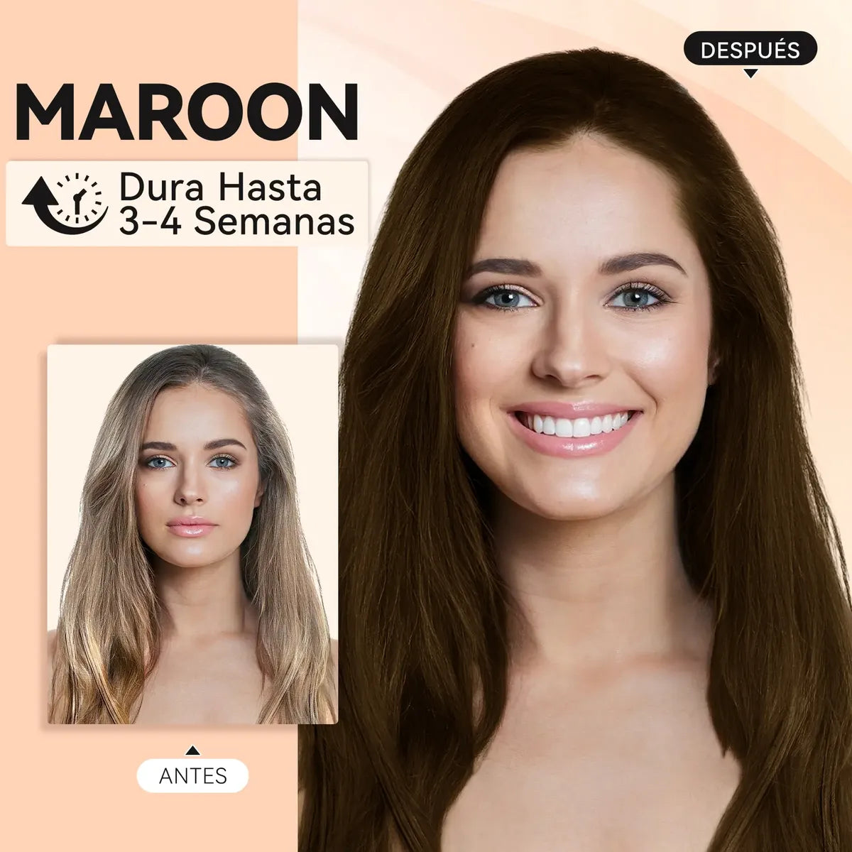 Shampoo Tinte Instantáneo Cubre Canas 500ml