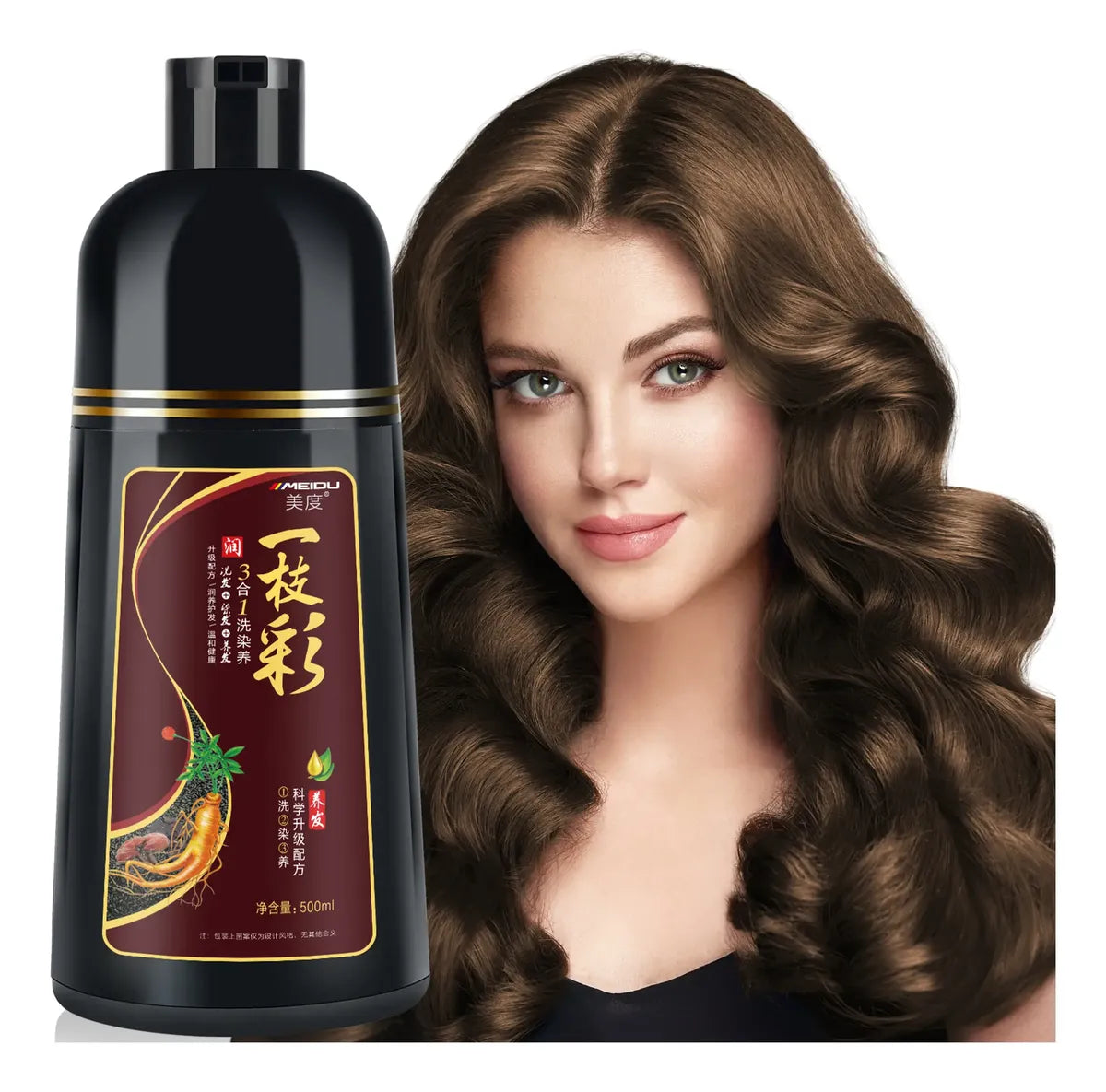 Shampoo Tinte Instantáneo Cubre Canas 500ml