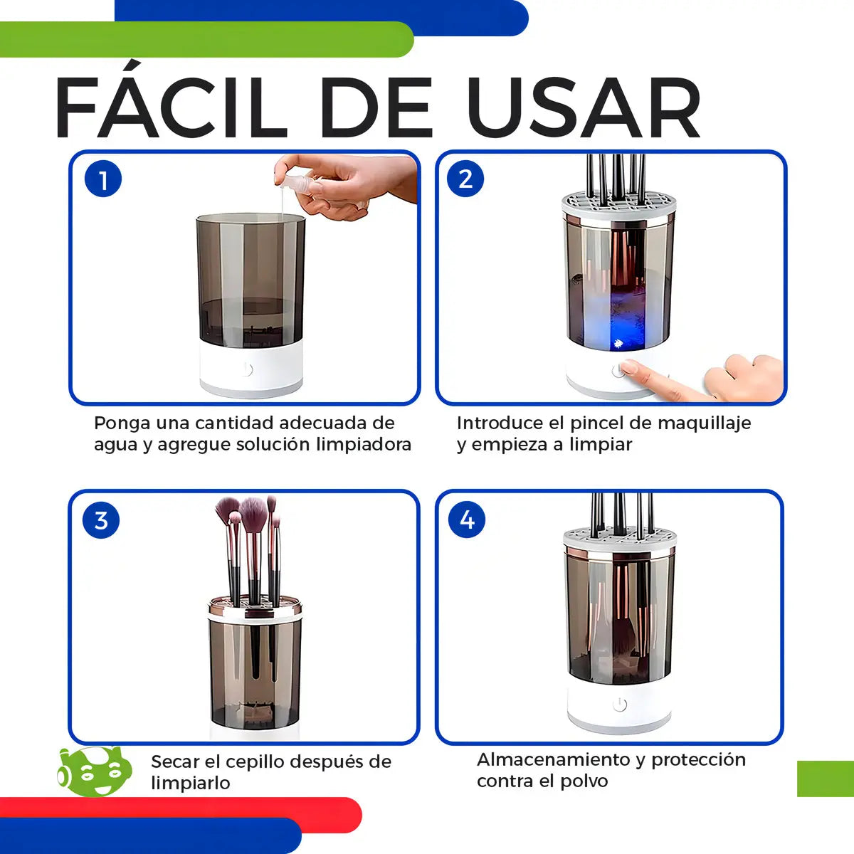 Limpiador de Brochas Eléctrico